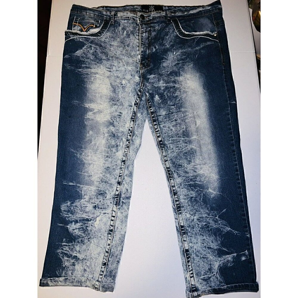 Red Ape Denim Jeans Stonewash 46/26 Stretchy, Stylish, Hip Hop